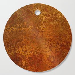 Vintage Copper Rust, Minimalist Art Cutting Board