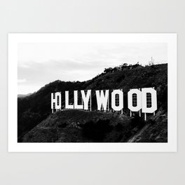 Hollywood Hills Art Print
