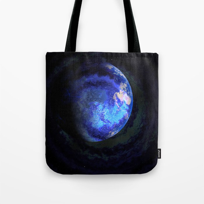 Blue Magic Planet Tote Bag