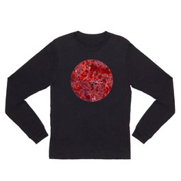 Marble Ruby Sapphire Violet Long Sleeve T Shirt
