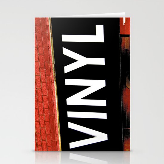 Vinyl Stationery Cards