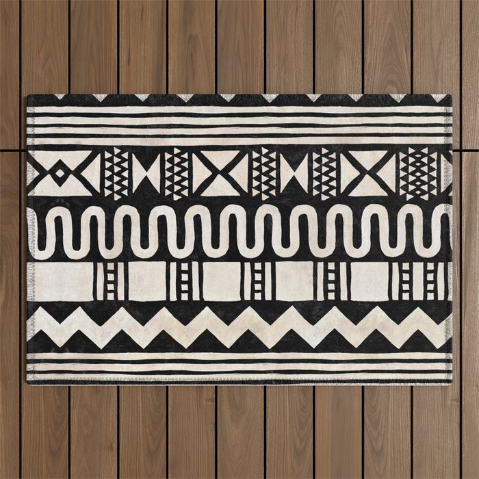 African Tribal Outdoor Rug