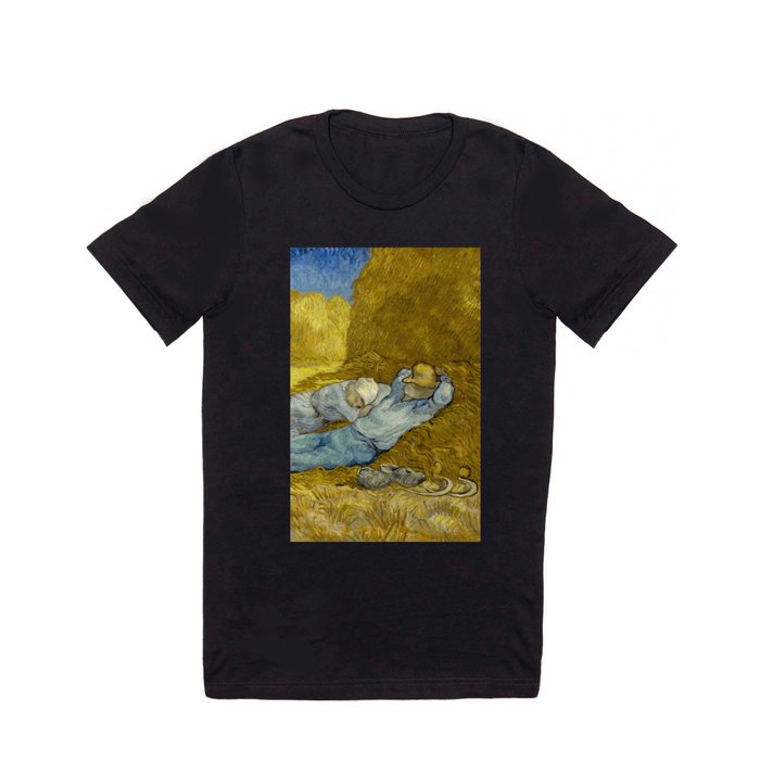 Vincent Van Gogh - Noon, Rest from work / Siesta T Shirt