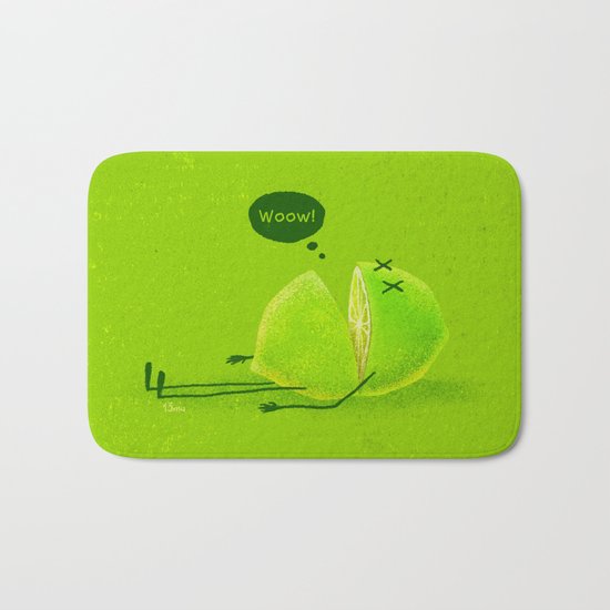 Lime Bath Mat