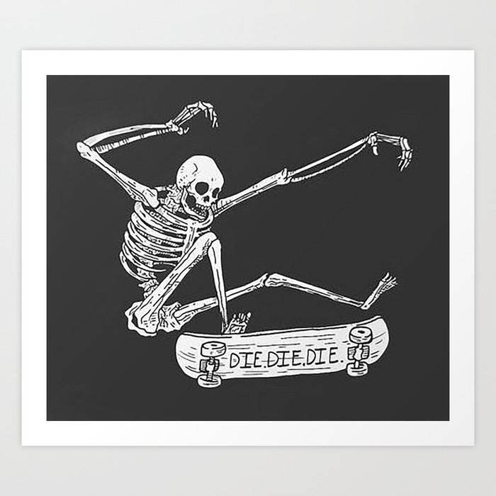 Cool Skeleton Kunstdrucke