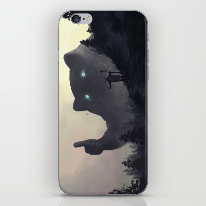yo bro is it safe down there in the woods? yeah man it's cool iPhone Skin