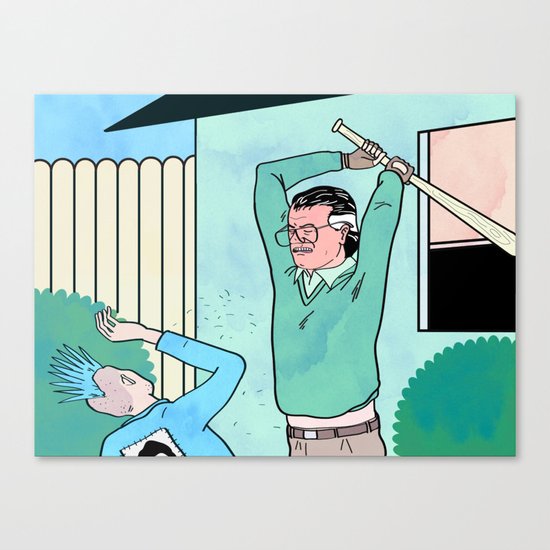 WHITE NOISE Canvas Print