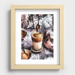 Coffee Lover Stuff Recessed Framed Print