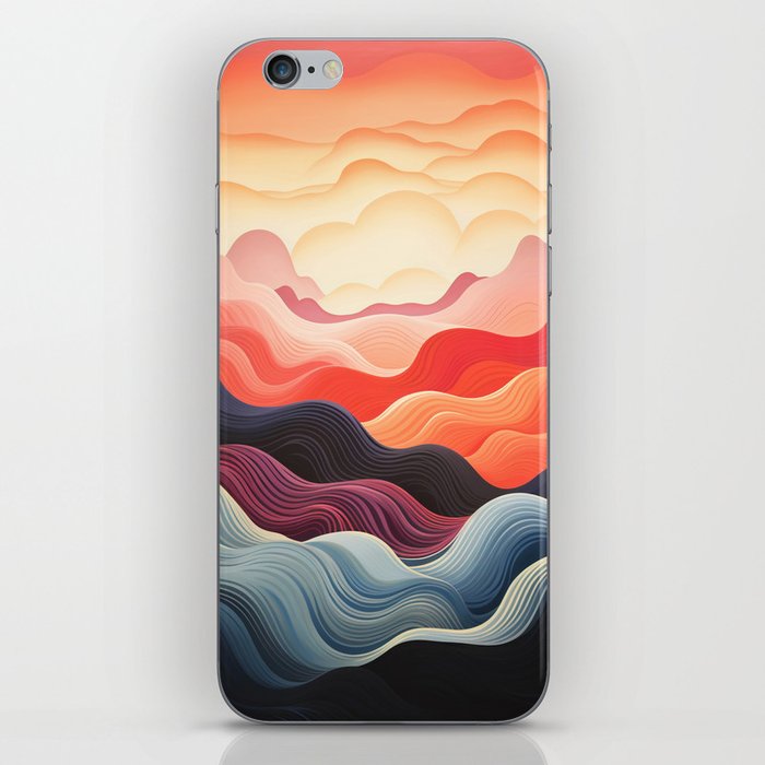 Sea waves #8 iPhone Skin