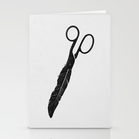 Feathered. Stationery Cards