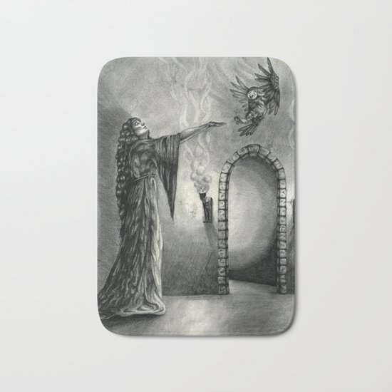 The Owl and the Witch Bath Mat