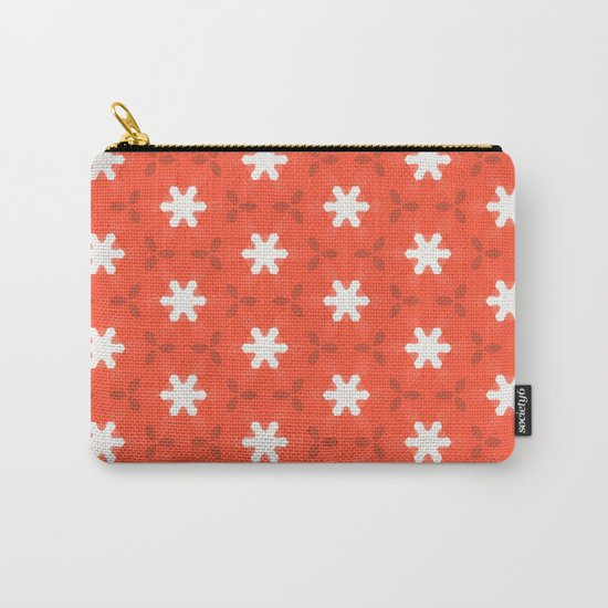 white star on red pattern Carry-All Pouch