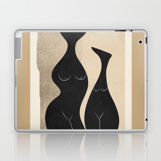 Modern Abstract Woman Body Vases 16 Laptop & iPad Skin