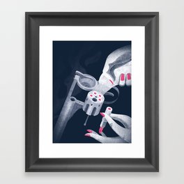 The seduction weapons Framed Art Print
