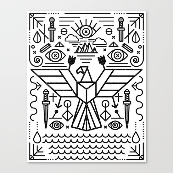 Secret Eagle Canvas Print