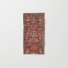 Antique Kurdish Sa'uj Bulagh Kilim Rug Vintage Tribal Persian Carpet Hand & Bath Towel
