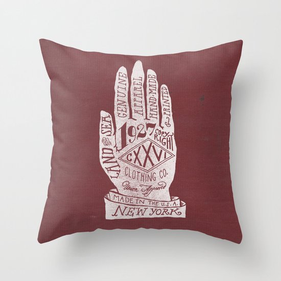 Hand Throw Pillow