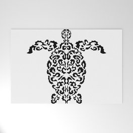 Sea Turtle in shapes Welcome Mat