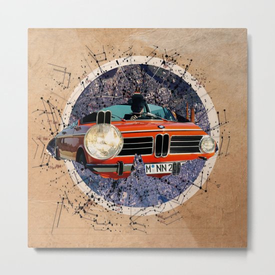Orange Butterfly Invasion · Hit The Road, Jack Metal Print
