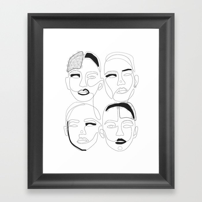 Are Unique BW Framed Art Print