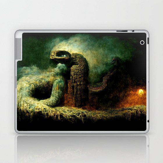 Quetzalcoatl, The Serpent God Laptop & iPad Skin