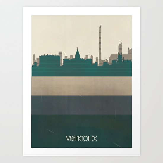 washington dc Art Print