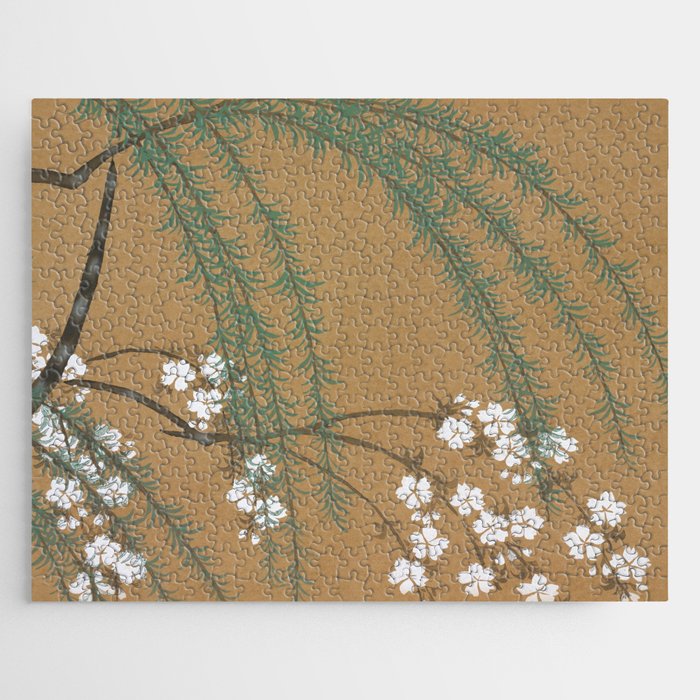 Kamisaka Sekka - Blossoms from Momoyogusa Jigsaw Puzzle