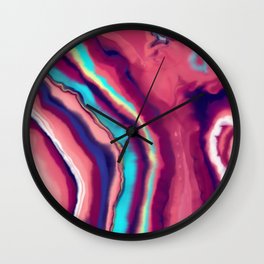 Agate Stone Wall Clocks For Any Decor Style Society6