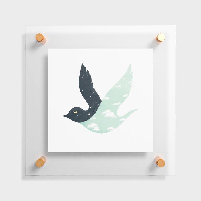Bipolar Bird Floating Acrylic Print