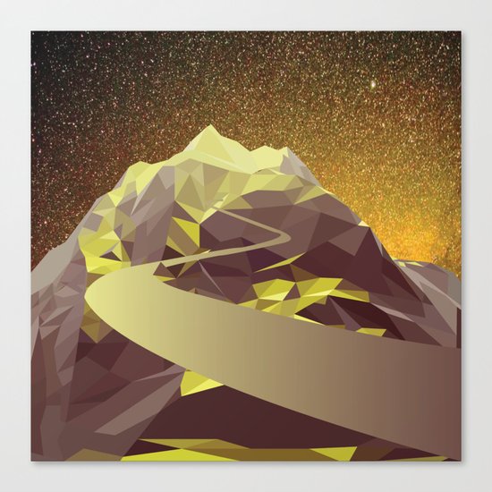 Night Mountains No. 9 Canvas Print