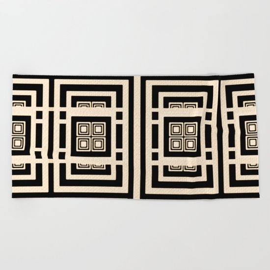 Xingu Pattern Beach Towel