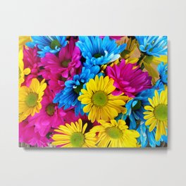 Colorful daisies Metal Print