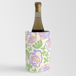 Floral Pastel Matisse Inspired Wine Chiller
