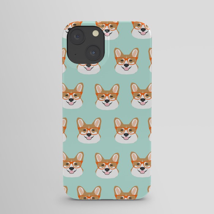 Corgi glasses cute funny dog gifts for welsh corgi dog breed owners must haves by pet friendly iPhone Case