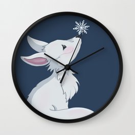 Freya's Snowflake Wall Clock
