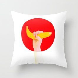 バナナ  Throw Pillow
