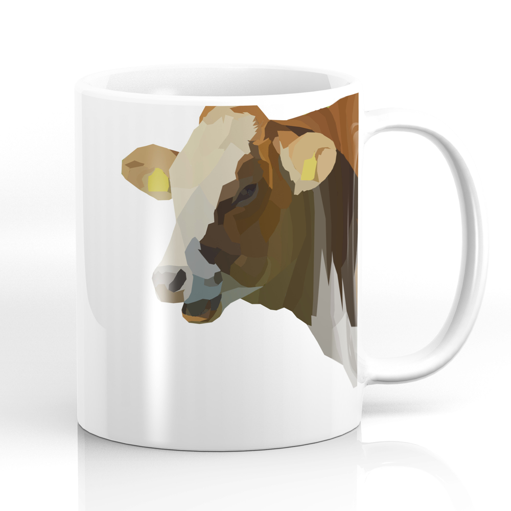 Hilarious Cow Mug by vigilantesilver