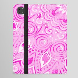Dreaming in Pink, Mandala Art iPad Folio Case