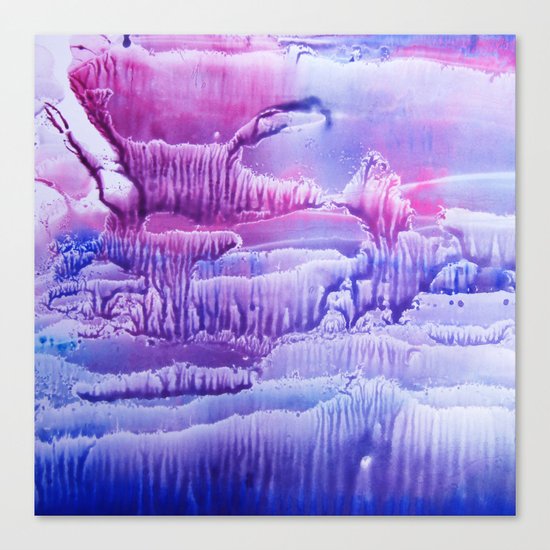 blue underwater world 2 Canvas Print