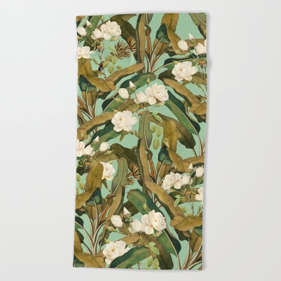 Tropical Jungle Beach Towel