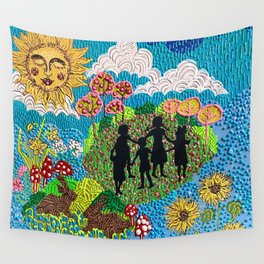 Ring around the Rosie Wall Tapestry