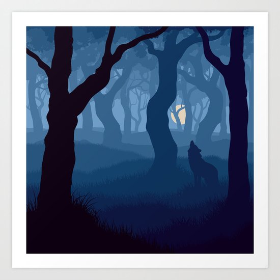 Wolf Art Print