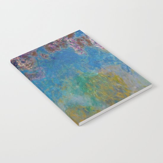Wisteria by Claude Monet Notebook