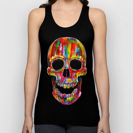 Chromatic Skull Unisex Tank Top