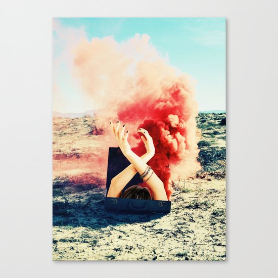 Adventure begins Canvas Print