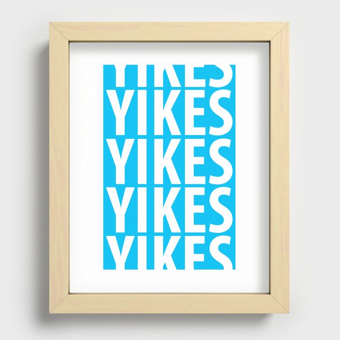 YIKES Recessed Framed Print
