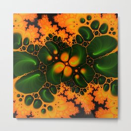 Fractal Metal Print | Igiart, Abstract, Photowallpaper, Form, Color, Graphic Design, Abstraktpicture, Computerpainting, Imageprocessing, Corridors 