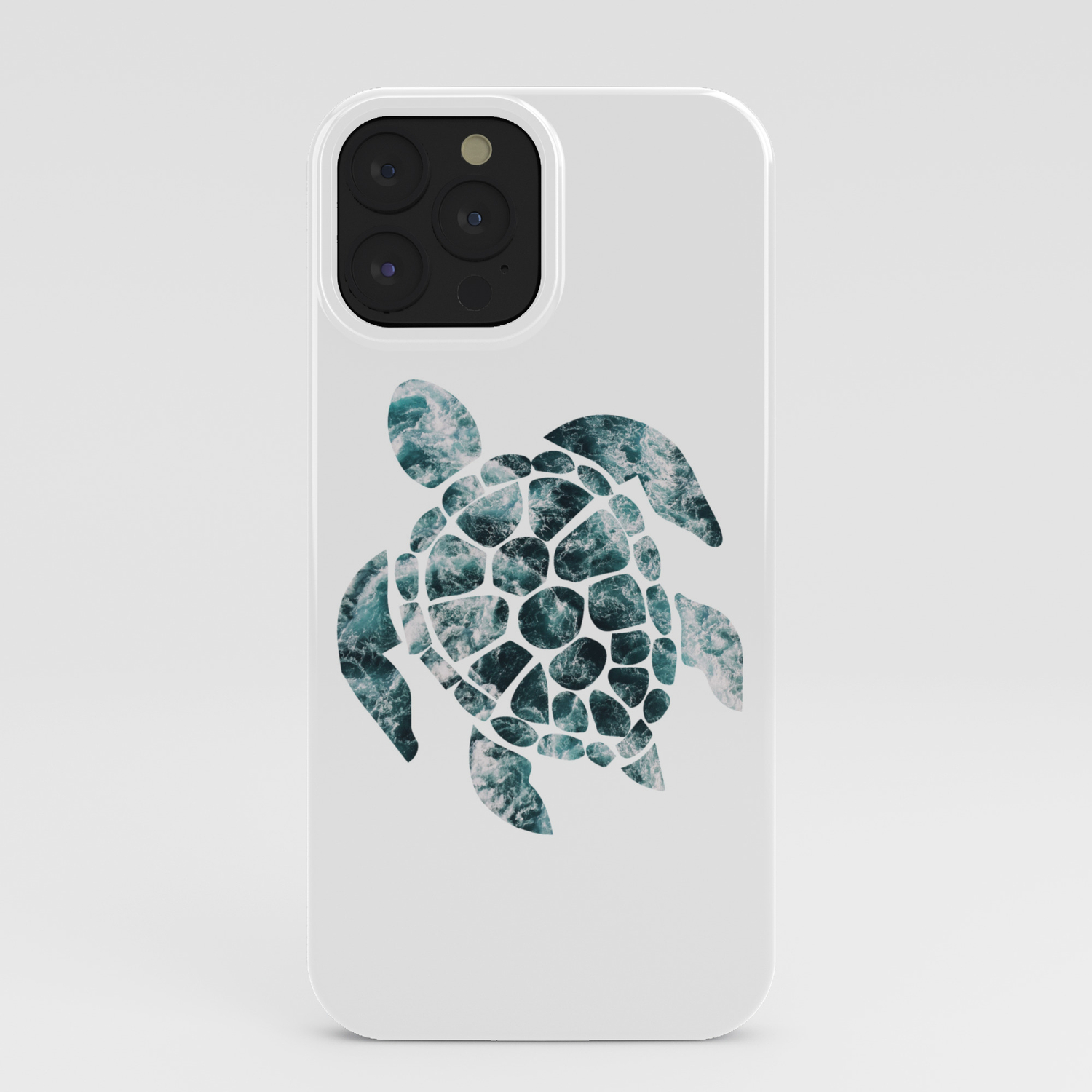 Sea Turtle - Turquoise Ocean Waves iPhone Case