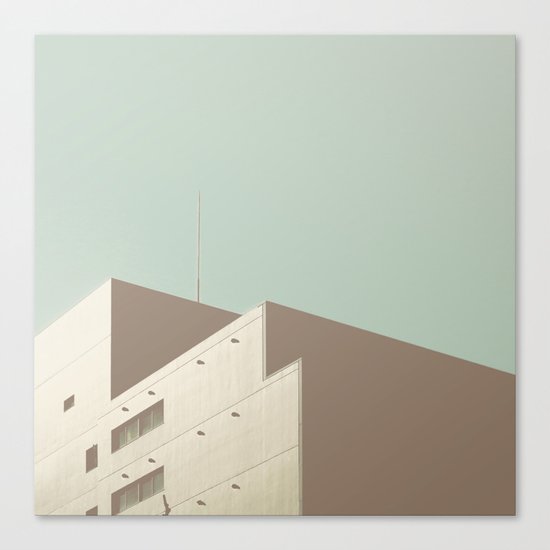 building Canvas Print