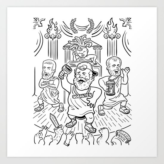 Ancient School Art Print